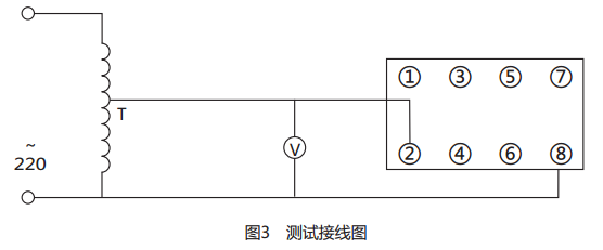 DY-36/Z電壓繼電器接線與調試接線圖