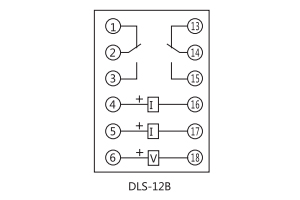 DLS-12B接線(xiàn)圖