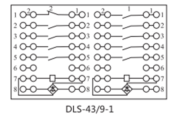 DLS-43/9-1開孔尺寸圖