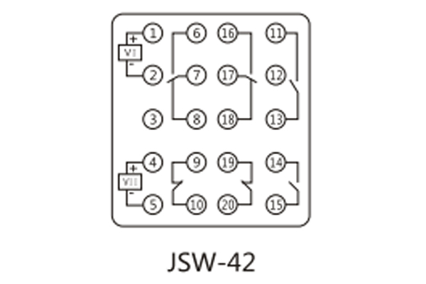 JSW-42接線(xiàn)圖